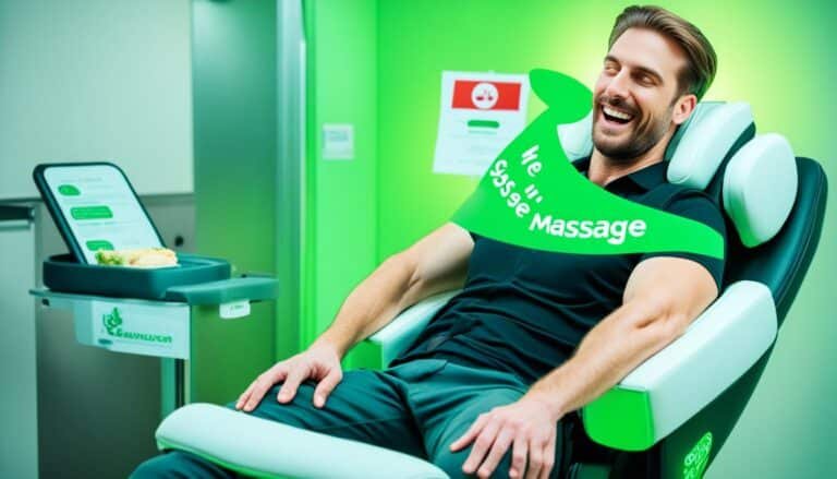 can i use massage chair after eating
