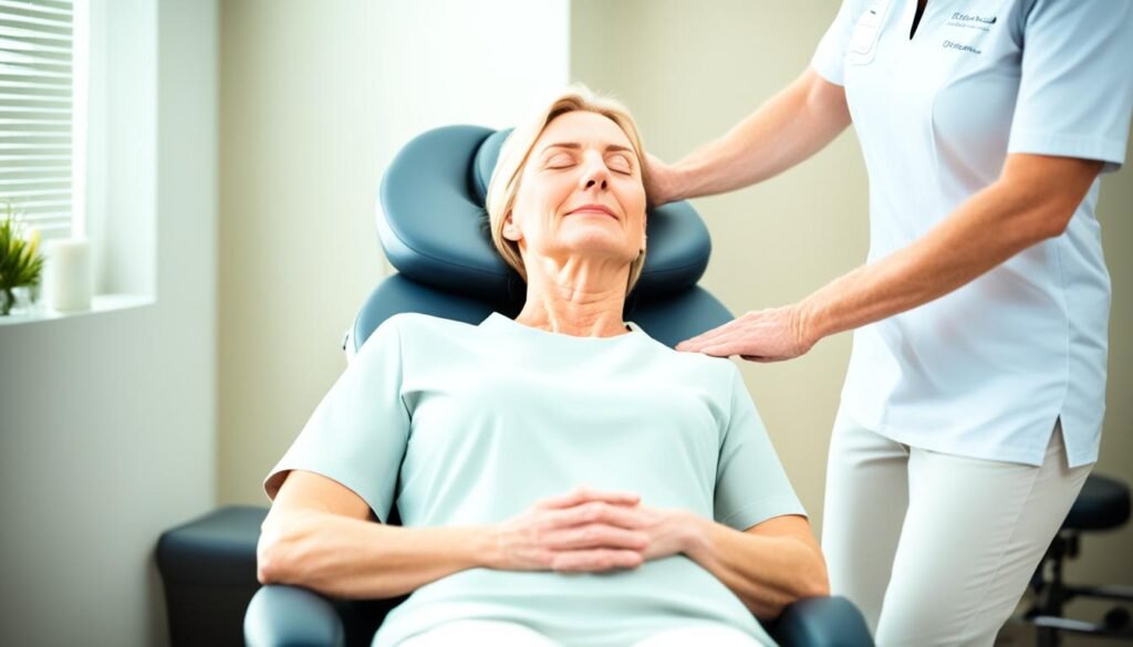 chair massage for stress relief and relaxation