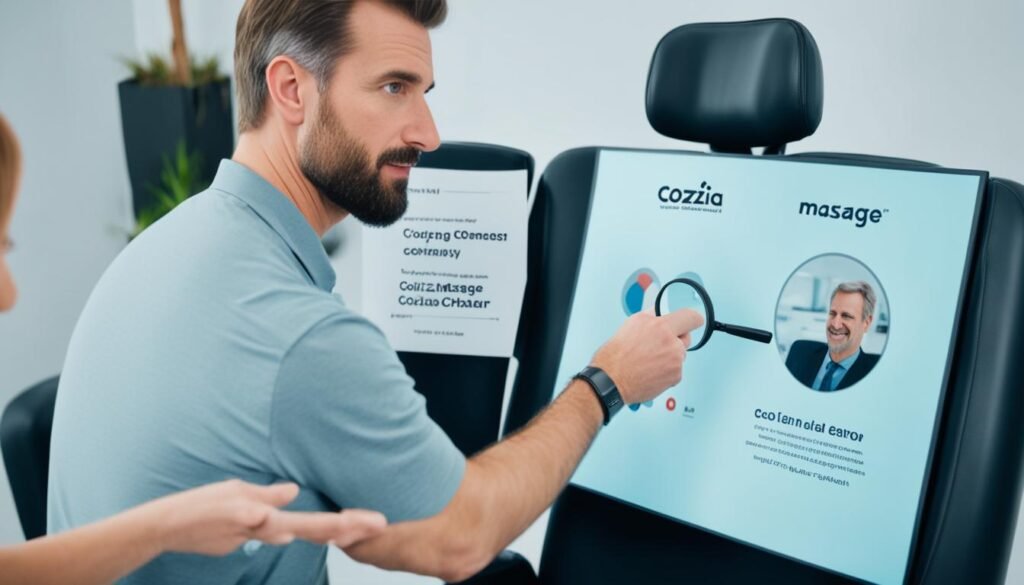 cozzia chair error codes troubleshooting