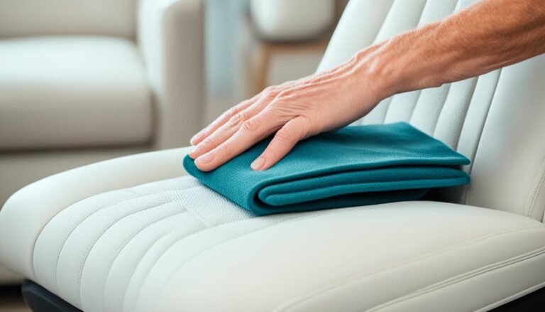 how to clean massage chair
