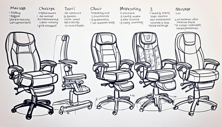 how to draw a massage chair