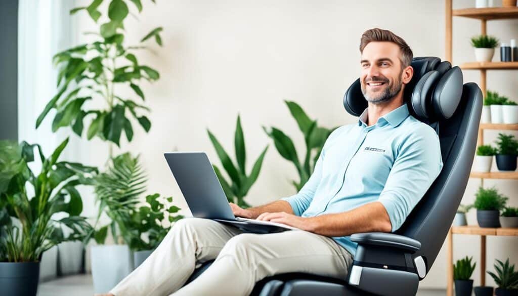 incorporating massage chair into daily routine