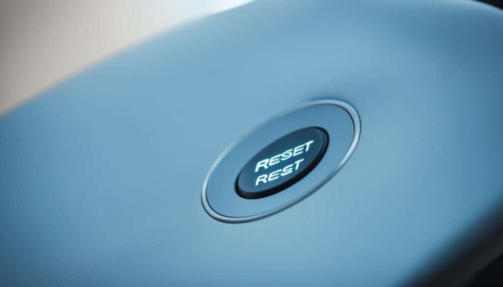 massage chair control panel reset