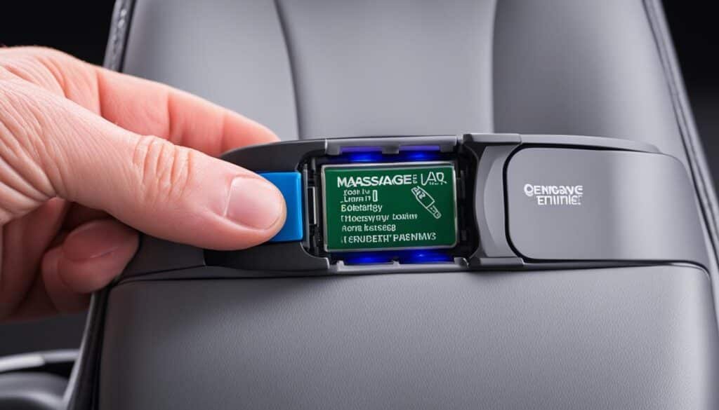 massage chair remote battery