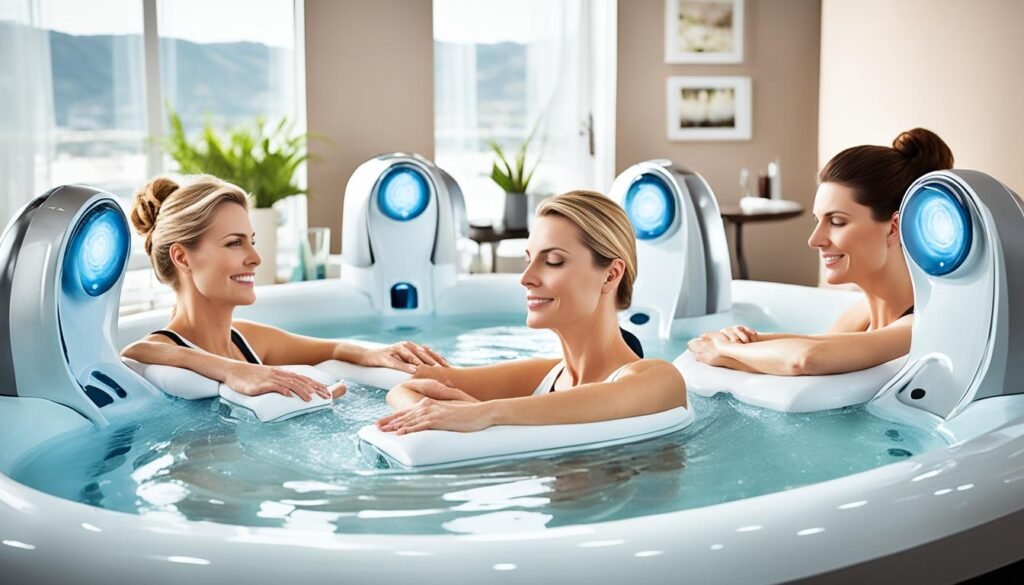 types of hydromassage