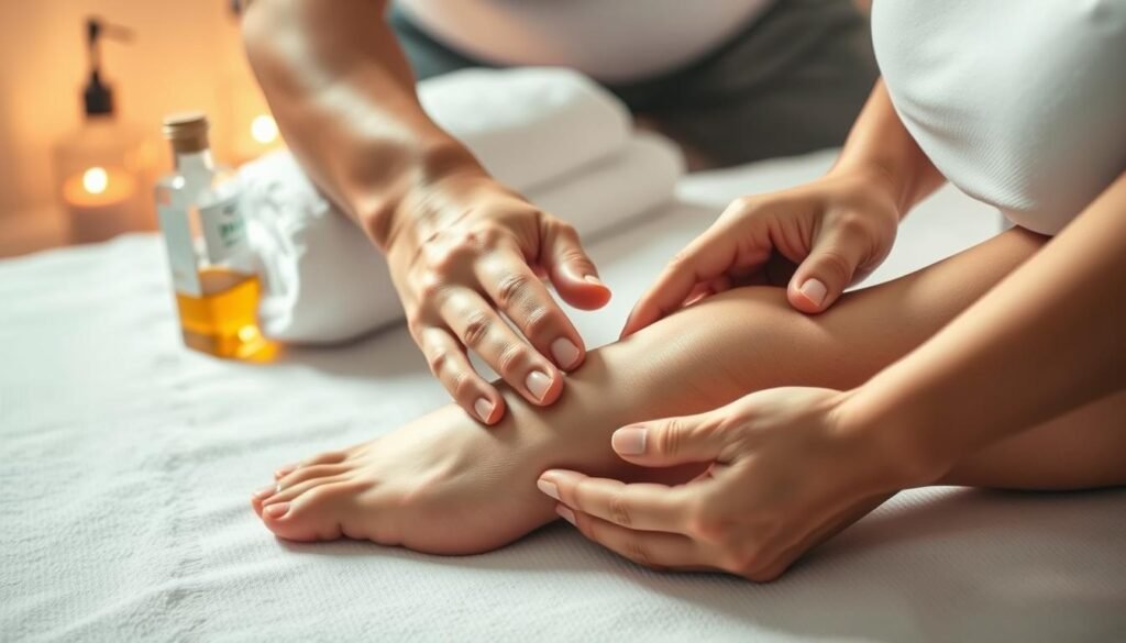 Achilles tendon massage techniques