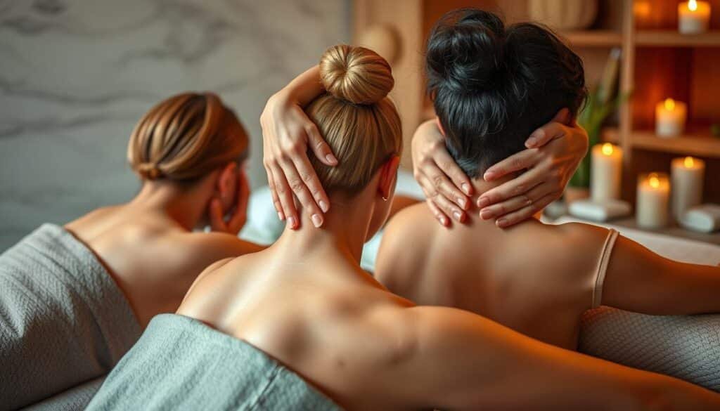 Basic neck massage techniques