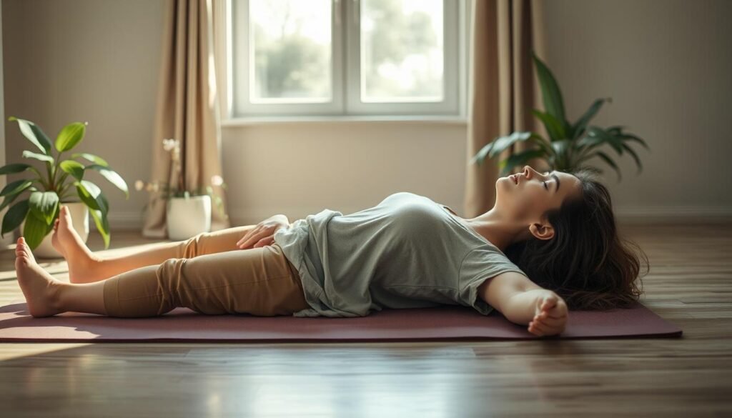 Breathing exercises for abdominal massage