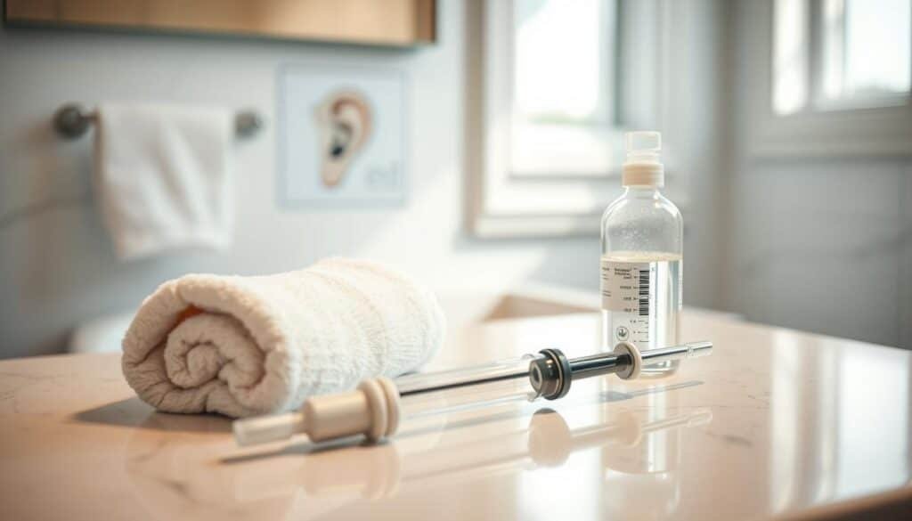 Ear irrigation methods