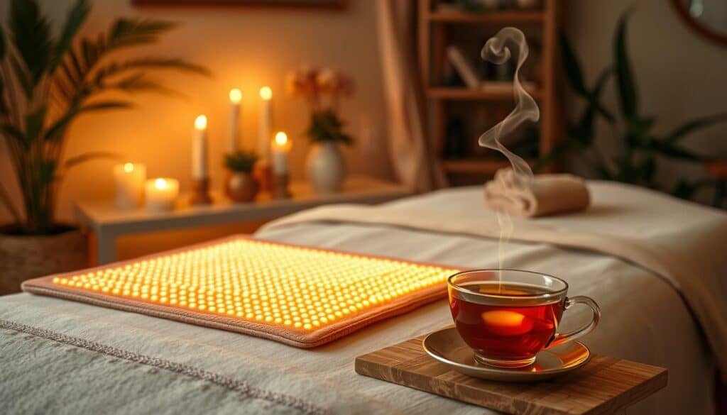 Heat therapy for massage recovery