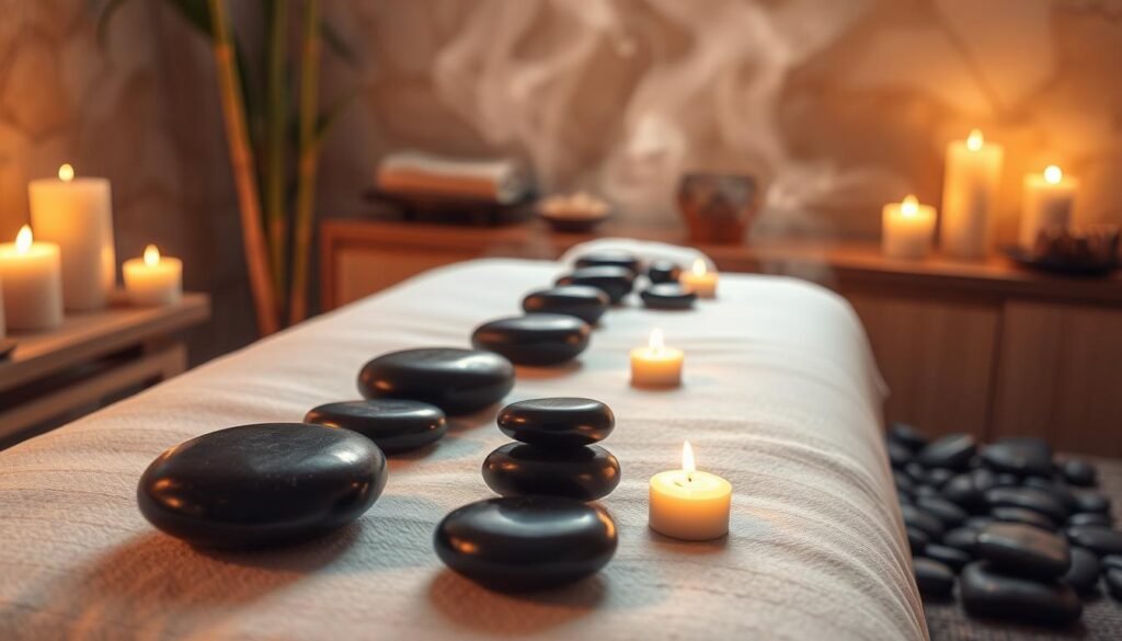 Hot stone massage techniques