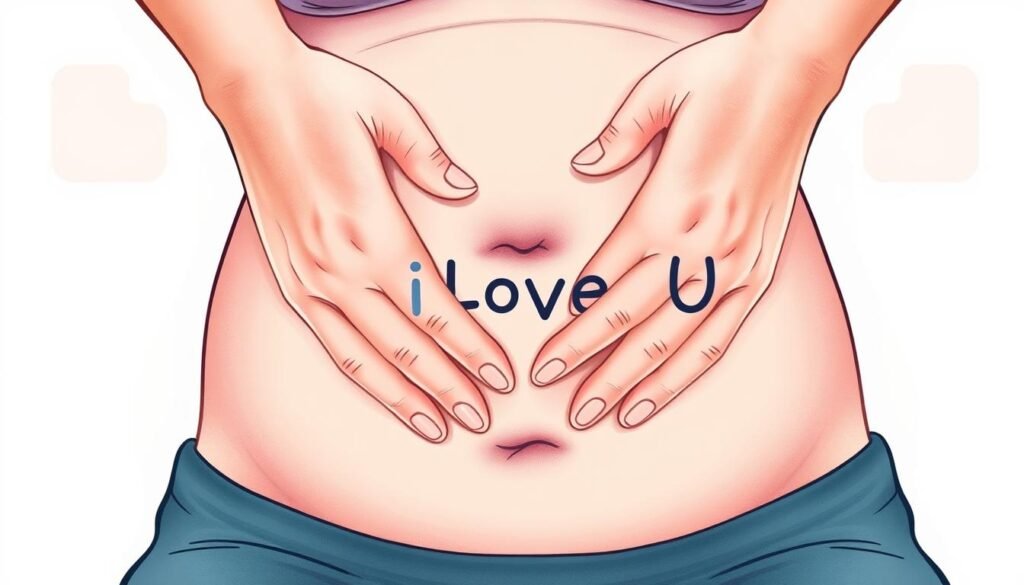 I Love U massage technique for constipation
