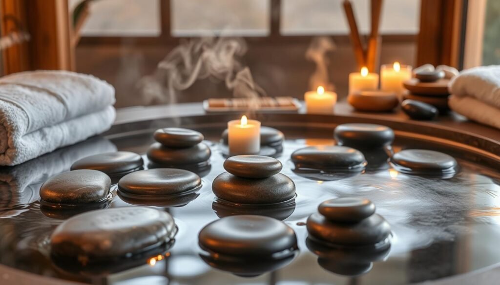 Massage stone techniques preparation