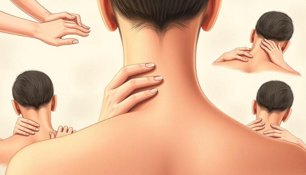 Neck and shoulder massage techniques