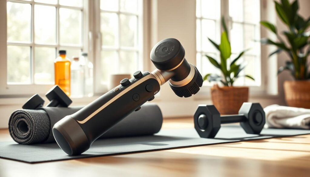 Percussion massager before or after workout