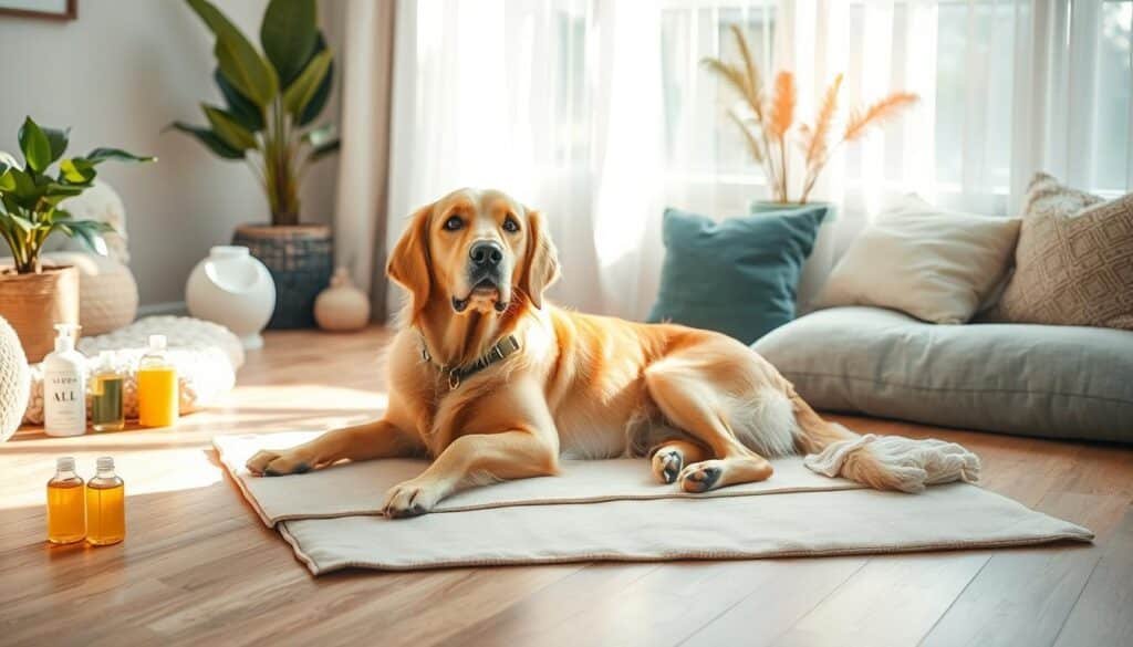 Preparing for canine ACL injury massage