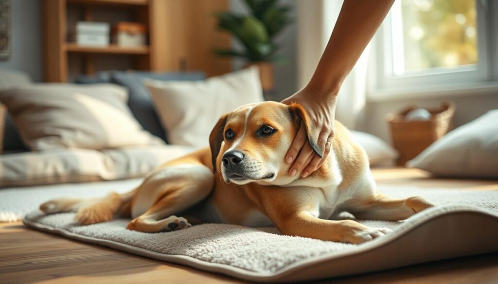 Proper dog massage methods