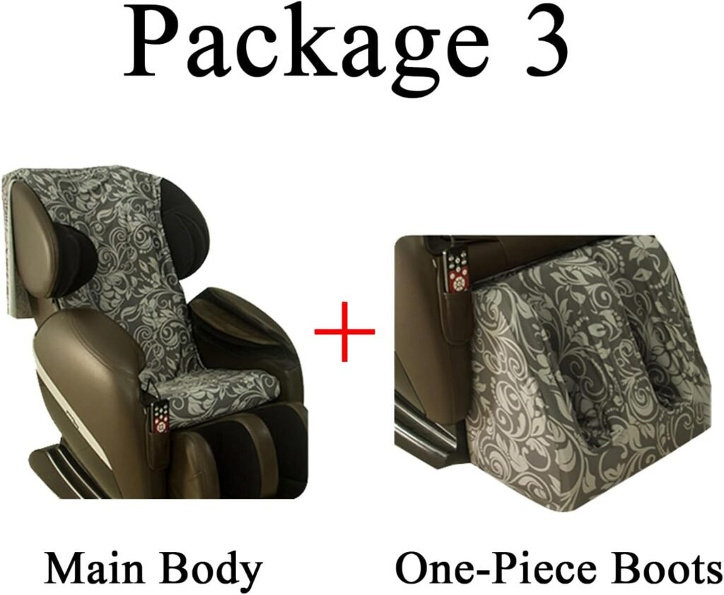 Evuru Full Body Shiatsu Massage Chair Cover Zero Gravity Chair Cover Furniture Covers Cover Washable Stretch Fabric Mass 1 1024x842