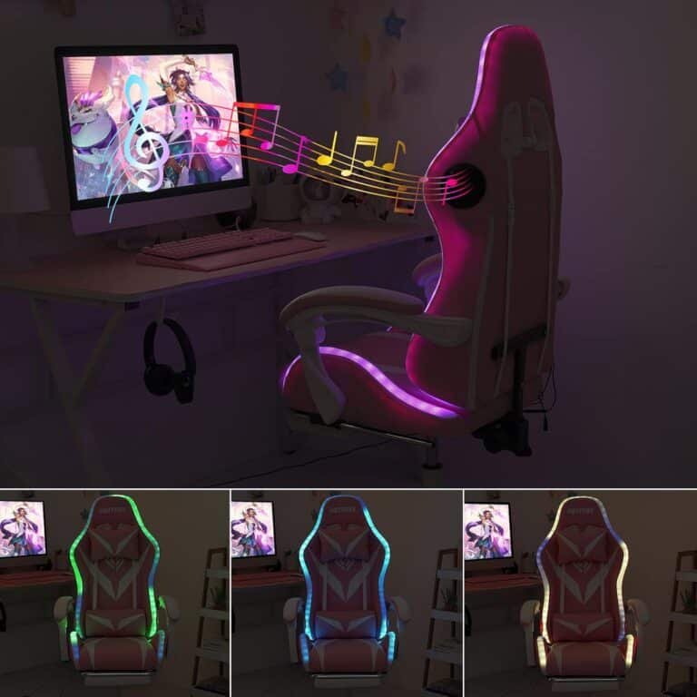 HOFFREE Pink Gaming Chair Review