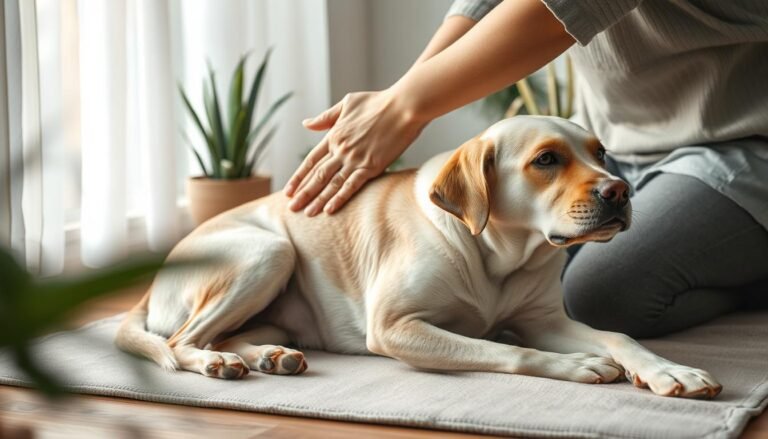 how to massage a dog with arthritis