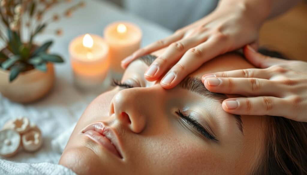 how to massage eyes