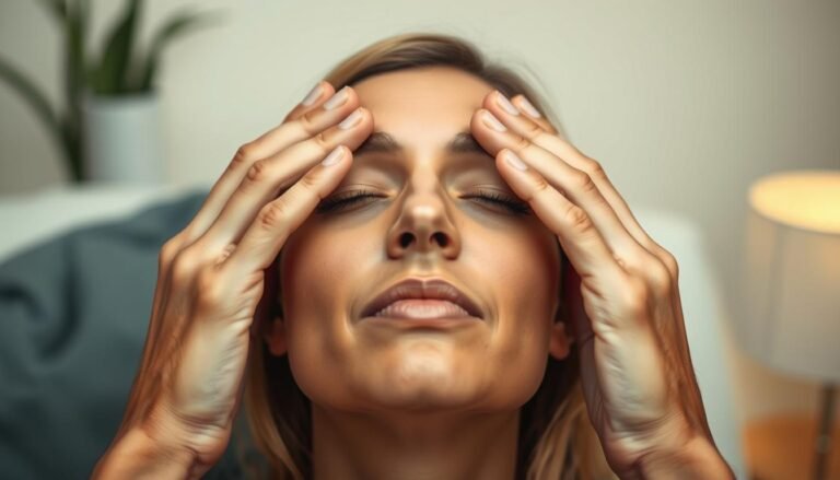 how to massage the sinuses