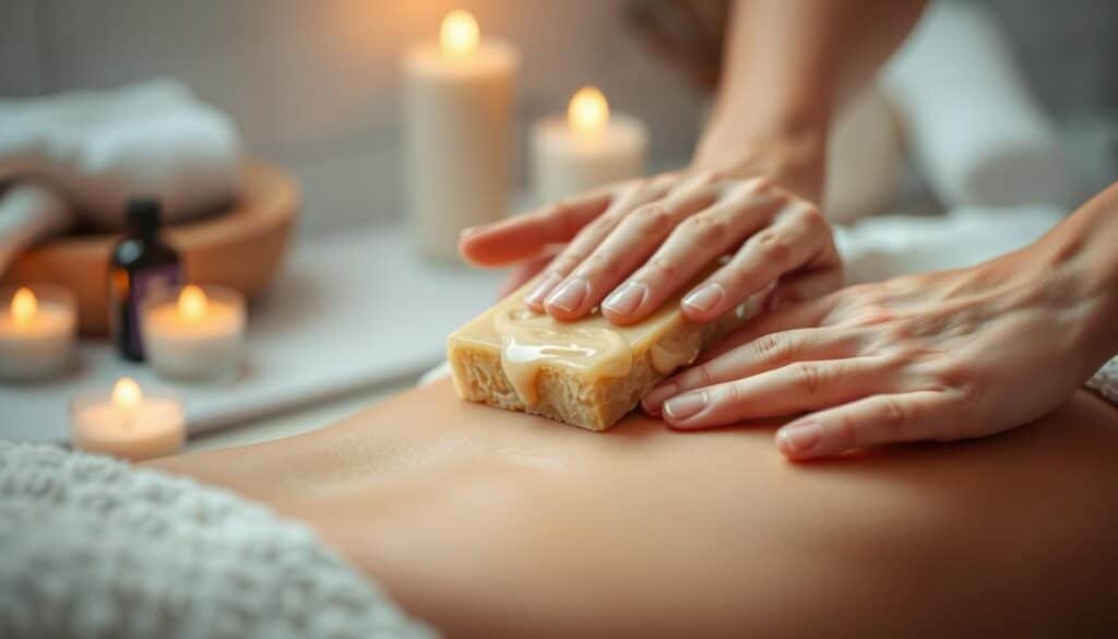 lush massage bar application techniques