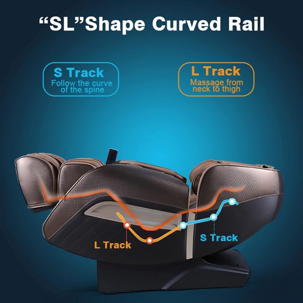 Luxury Leisure Massage Chair Full Body 4D Massage Chair SL Track Zero Gravity Shiatsu Massage Chair with Robot Hand Electric AI Smart Recliner for Home Office