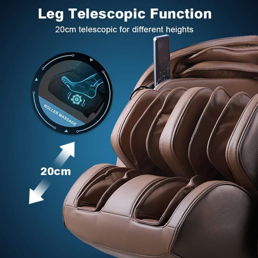 Luxury Leisure Massage Chair Full Body 4D Massage Chair SL Track Zero Gravity Shiatsu Massage Chair with Robot Hand Electric AI Smart Recliner for Home Office
