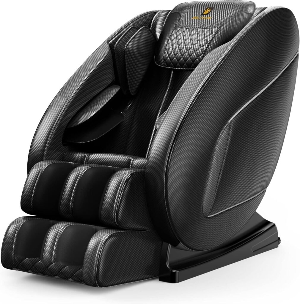Massage Chair Recliner with Zero Gravity with Full Body Air Pressure, Speaker and Blue-Tooth Connection, Easy to Use at Home and in The Office