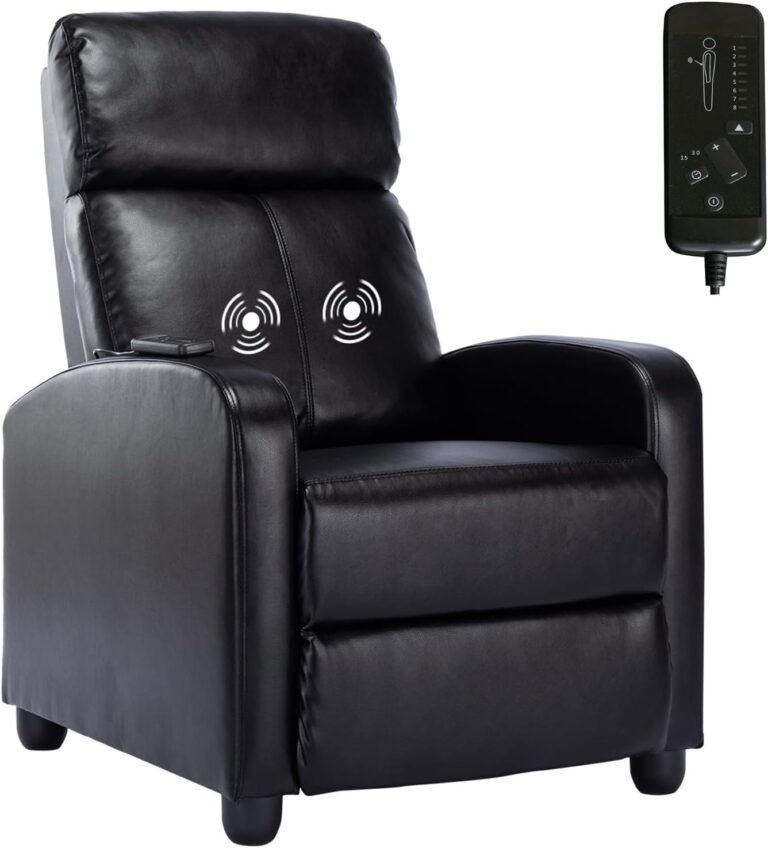 Phoenix Home Massage Recliner Chair, Black Review