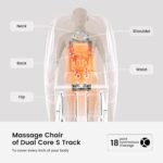 Real Relax 2024 Massage Chair Full Body Of Dual Core S Track Zero Gravity Massage Recliner Chair Fs01 Brown 2 150x150