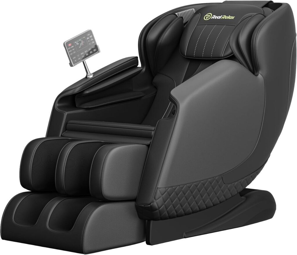 Real Relax Couples Massage Chair Favor-11 Brown and White + Favor-11 Black