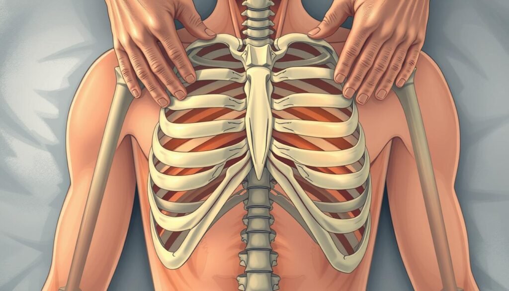 rib cage massage techniques