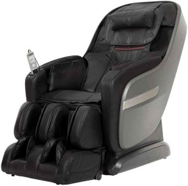 Titan Pro Alpine Black Zero Gravity L-Track Recliner Massage Chair