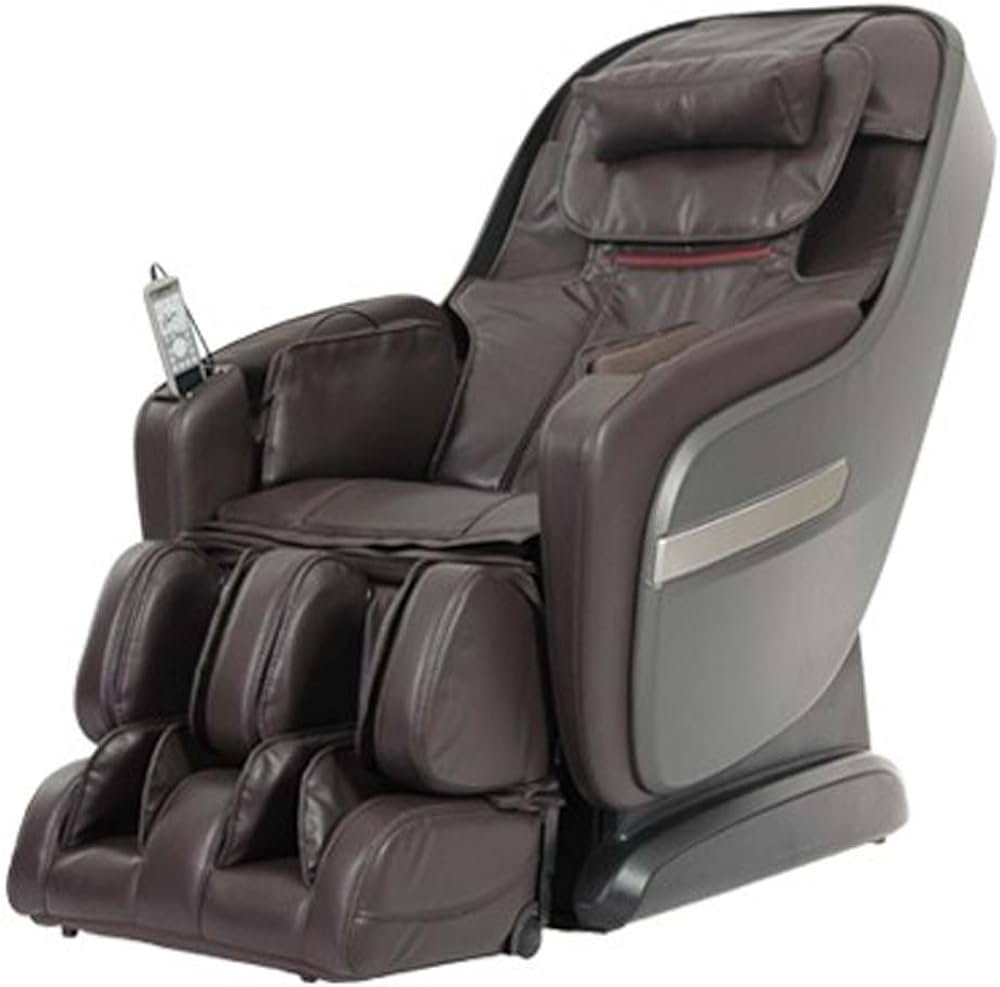Titan Pro Alpine Brown Zero Gravity L-Track Recliner Massage Chair