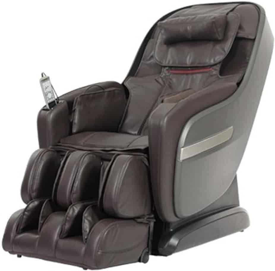Titan Pro Alpine Brown Zero Gravity L-Track Recliner Massage Chair