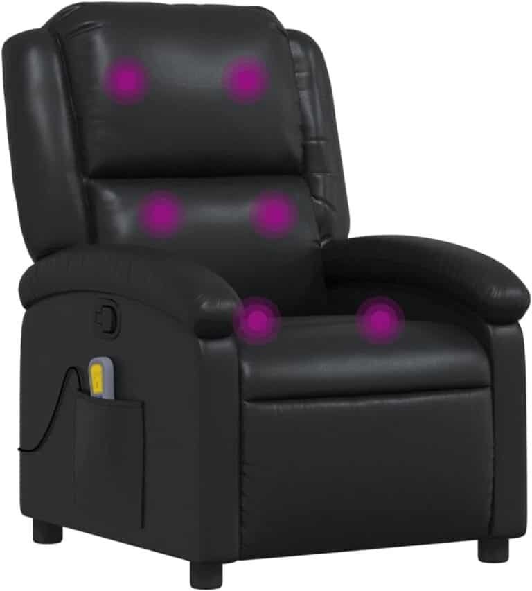 vidaXL Black Faux Leather Massage Recliner Review
