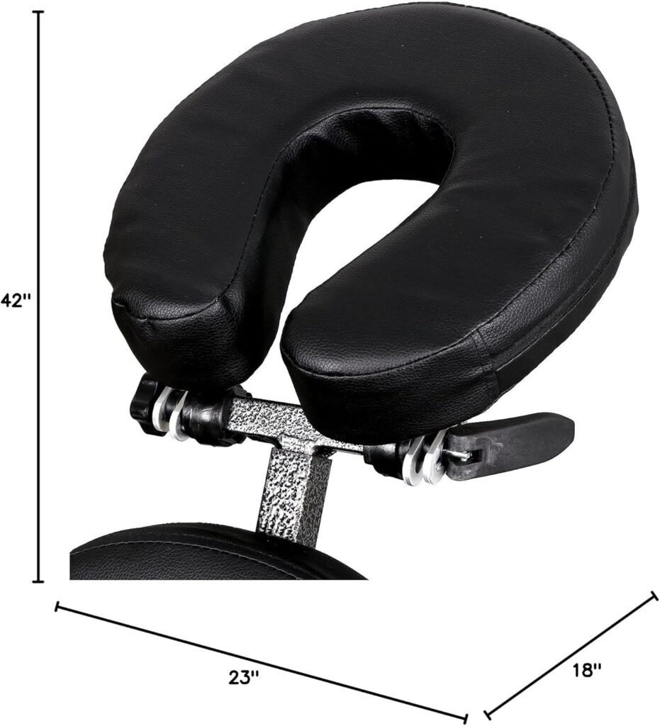 ZENY Massage Chair Portable, Tattoo Chair, 4 in Thick Foam Therapy Chair, Adjustable Spa Salon Folding Massage Chair with Face Cradle for Client, with Carring Bag
