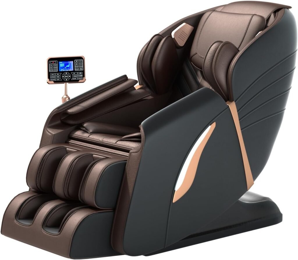 Zero Gravity Full Body Massage Chair, Automatic Shoulder Height Detection Massage Chair Recliner with Foot Rollers, Built-in Heater, Bluetooth Player for Home, Office. Zero Gravity Full Body Massage Chair, Automatic Shoulder Height Detection Massage Chair Recliner with Foot Rollers, Built-in Heater, Bluetooth Player for Home, Office.