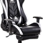 Aa Products Gaming Chair High Back Ergonomic Computer Racing Chair Adjustable Office Chair With Footrest Lumbar Support 150x150