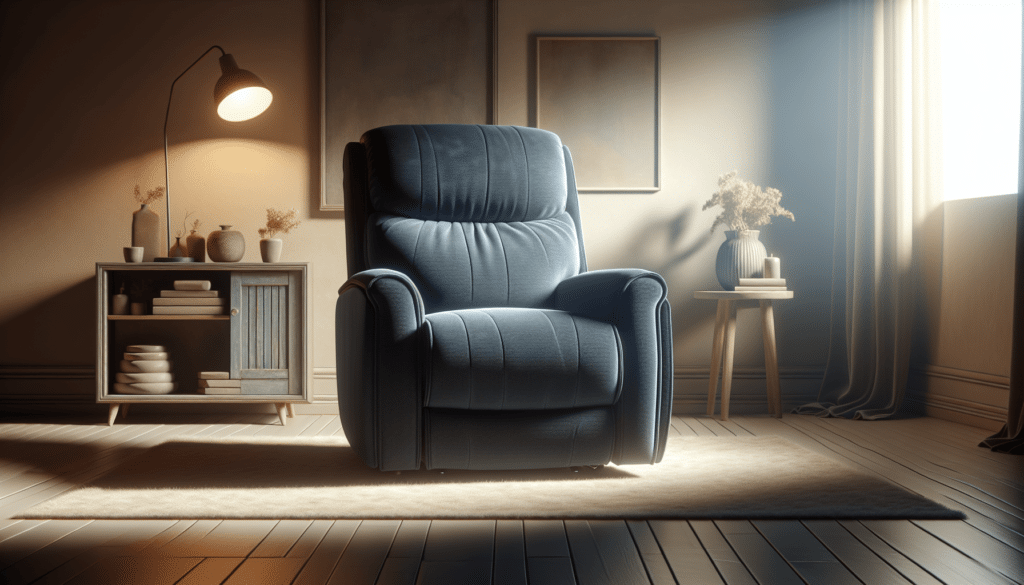 Electric Power Lift Recliner Chair for Elderly, Fabric Blue Recliner Chairs with Massage and Heated, Living Room Recliner Sofas with 2 Side Pockets, and Cup Holders