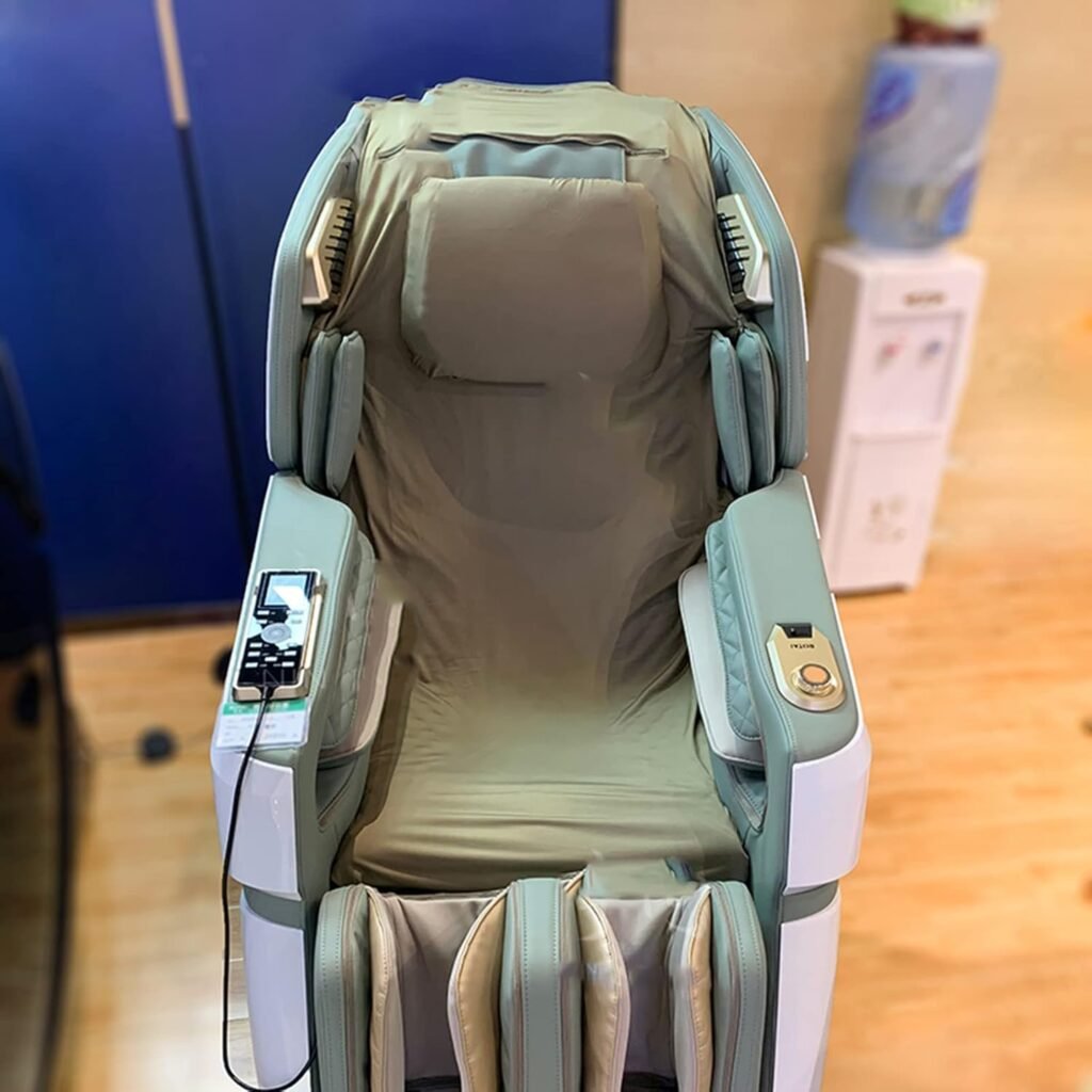 FBKPHSS Full Body Massage Chairs Recliner Cover, Zero Gravity Chair Cover Scratch Resistant Washed Stretch Cloth Furniture Dustproof Covers Fits Most Massage Chairs,Khaki,Full Body