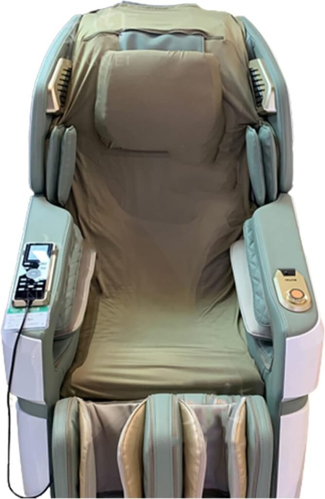 FBKPHSS Full Body Massage Chairs Recliner Cover, Zero Gravity Chair Cover Scratch Resistant Washed Stretch Cloth Furniture Dustproof Covers Fits Most Massage Chairs,Khaki,Full Body
