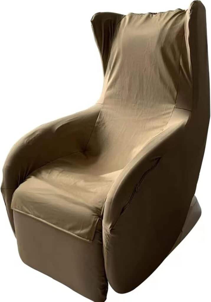 FBKPHSS Full Body Shiatsu Massage Chair Cover for All Types of Massage Chairs,Wear-Resistant Stretch Fabric Zero Gravity Massage Chair Dust Cover,Light Gray,Full Body