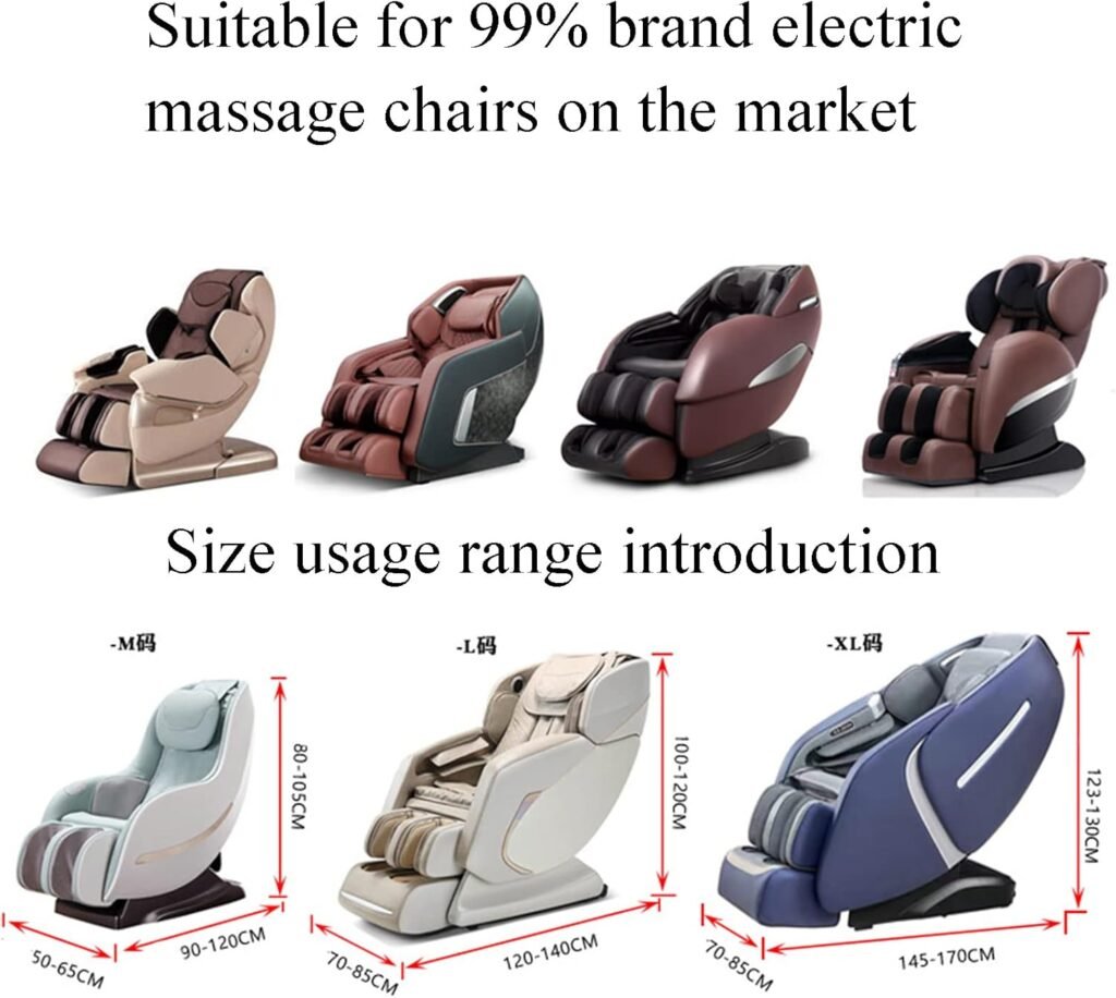 Fbkphss Massage Chair Dust Proof Cover Full Body Shiatsu Massage Chair Cover Soft Stretch Fabrics Zero Gravity Massage C 2 1024x916