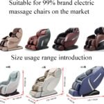 Fbkphss Massage Chair Dust Proof Cover Full Body Shiatsu Massage Chair Cover Soft Stretch Fabrics Zero Gravity Massage C 2 150x150