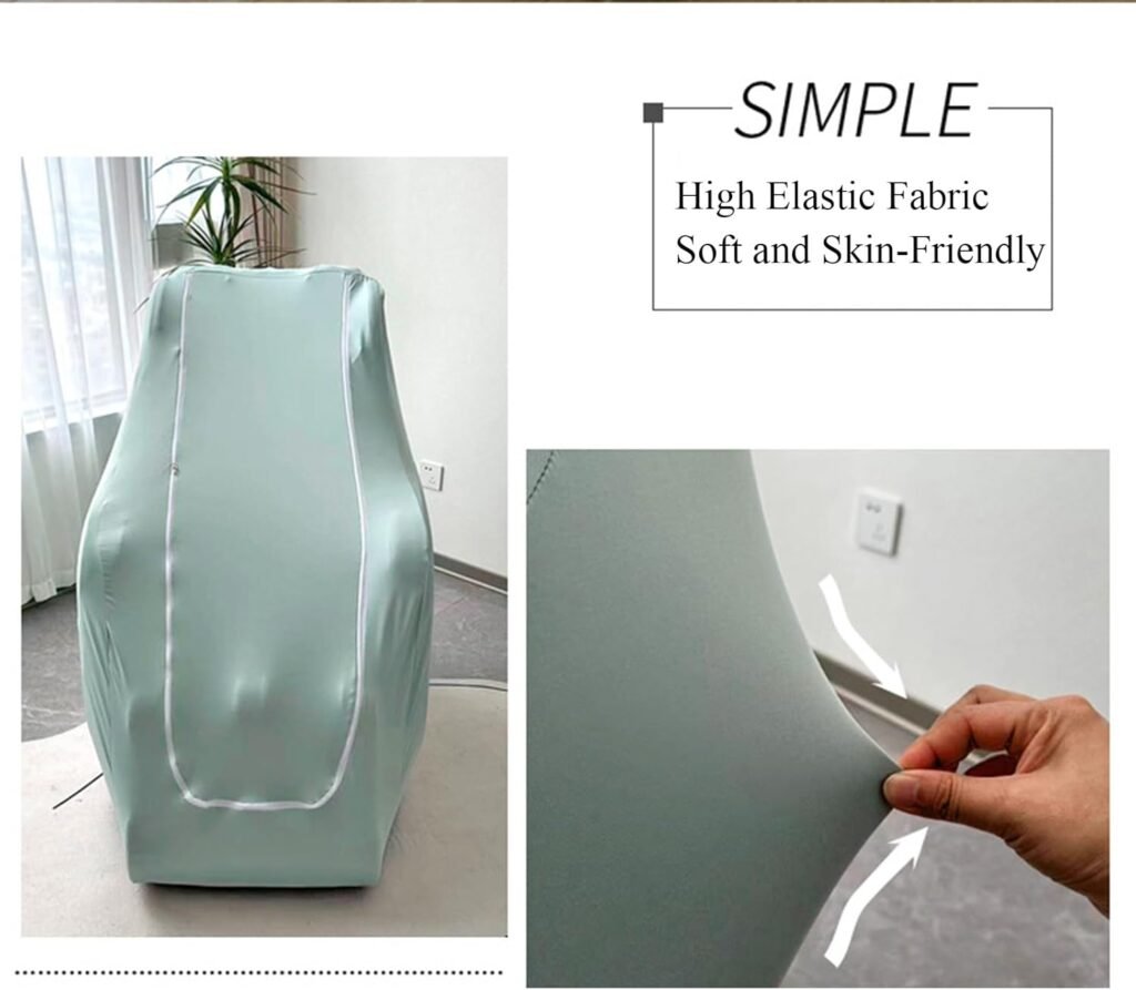 FBKPHSS New Massage Chair Cover, Washable Full Body Shiatsu Massage Chair Cover Stretch Fabric Zero Gravity Massage Chair Cover for All Types of Massage Chair,Suit 3,XL, X-Large