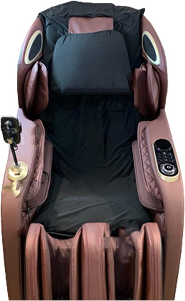 FBKPHSS Shiatsu Massage Chair Cover, Zero Gravity Single Recliner Chair Sweat-Resistant and Wear-Resistant Dustproof Protector Cover Suitable for Most Massage Chairs,Black,Full Body