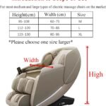 Fbkphss Upgraded New Massage Chair Cover Full Body Shiatsu Massage Chair Cover Stretch Fabric Zero Gravity Massage Chair 3 150x150